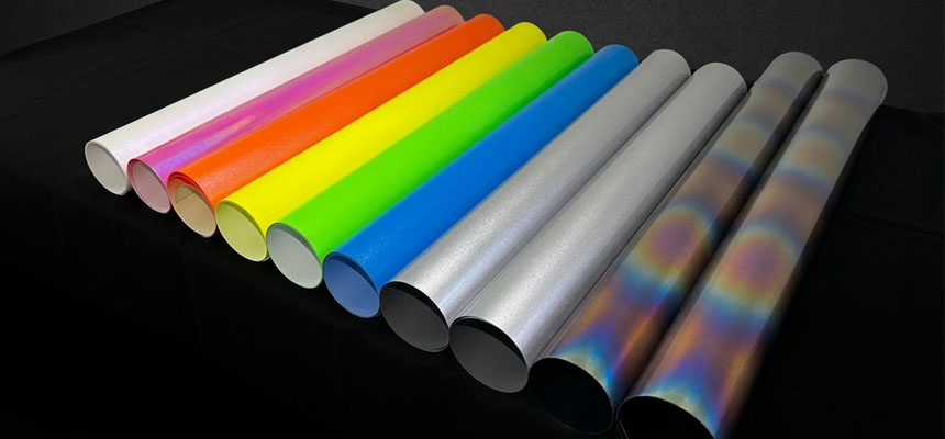 反光热贴膜热压操作