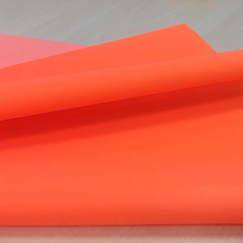 柔软涤丝纺橘色新半岛官方端网站