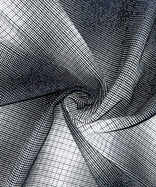 银色反光印花面料